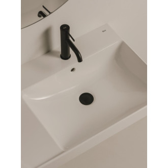 Umývadlová batéria Roca Ona s výpustou čierna A5A309ENB0