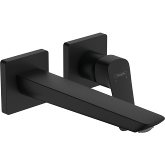 Umývadlová batéria Hansgrohe Logis bez podomietkového telesa 100 mm matná čierna 71256670