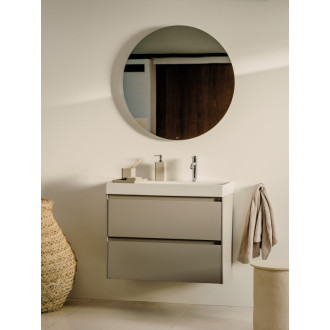 Kúpeľňová skrinka s umývadlom Roca Ona 80x64,5x46 cm piesková mat ONA802ZPMP