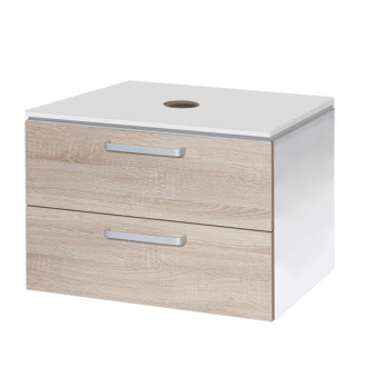 Kúpeľňová skrinka pod umývadlo Naturel Vario Dekor 69x45 cm dub bardolino VARIODESK75ZBIDB