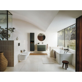 Kúpeľňová skrinka s umývadlom Roca ONA 80x64,5x46 cm zelená mat ONA802ZZMP