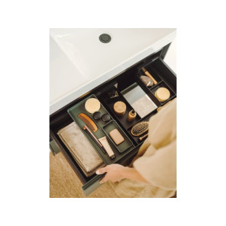 Kúpeľňová skrinka s umývadlom Roca ONA 80x50,5x46 cm zelená mat ONA801ZZMP