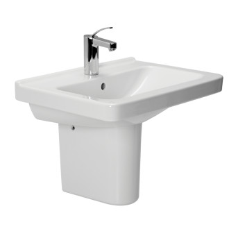 Umývadlo Jika Cubito 55x42 cm otvor pre batériu uprostred H8104220001041
