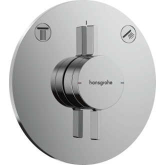 Vaňová batéria Hansgrohe DuoTurn S bez podomietkového telesa chróm 75418000