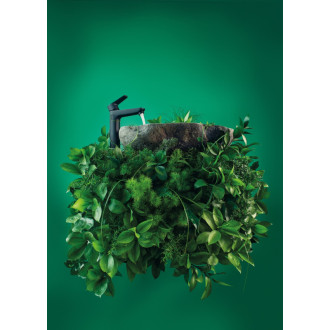 Umývadlová batéria Novaservis Metalia 58 s clic-clacom čierna 58003,5