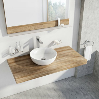 Umývadlo na dosku Ravak Uni 40x40 cm bez prepadu XJX01140003