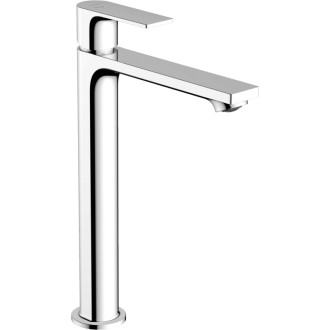 Vysoká umývadlová batéria Hansgrohe Rebris E bez výpustu chróm 72583000