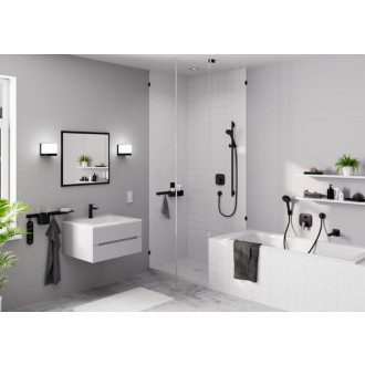Umývadlová batéria Hansgrohe Logis bez výpuste matná čierna 71253670