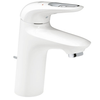 Umývadlová batéria Grohe Eurostyle New s výpustou Moon White / chróm 33558LS3