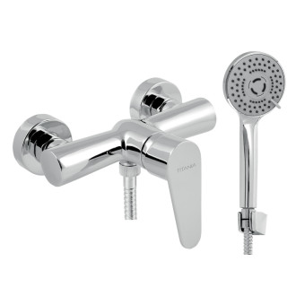 Sprchová batéria Novaservis Titania Fresh Eco so sprchovacím setom 150 mm chróm 96061,0E