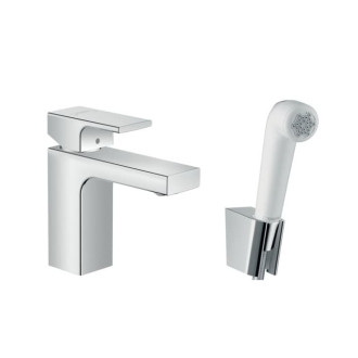 Umývadlová batéria Hansgrohe Vernis Shape s bidetovou sprškou chróm 71216000