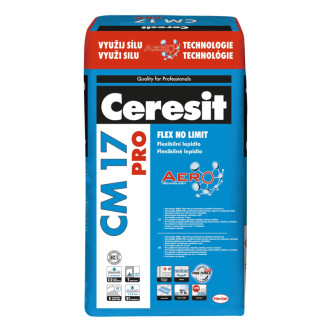 Lepidlo Ceresit CM 17 sivá 25 kg C2TE S1 CM1725