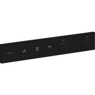 Vaňová batéria Hansgrohe RainSelect bez podomietkového telesa matná čierna 15381670