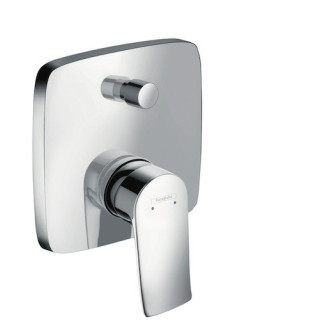 Vaňová batéria Hansgrohe Metris bez podomietkového telesa chróm 31454000