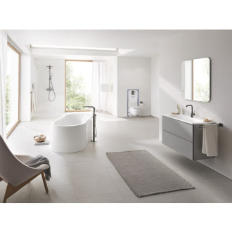 Umývadlová batéria Grohe Essence s výpustou Hard Graphite 24174A01