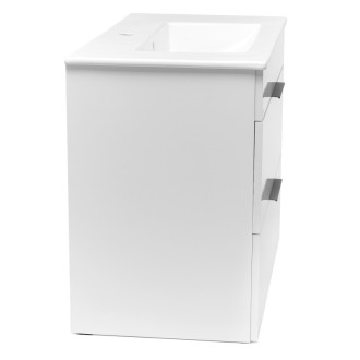 Kúpeľňová skrinka s umývadlom Jika Plan 80x44,1x62,2 cm biela H4537621763001