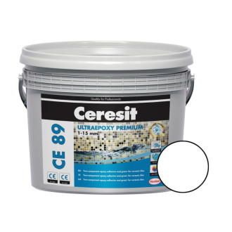 Škárovacia hmota Ceresit CE 89 UltraEpoxy Premium crystal white 2,5 kg R2T CE89801
