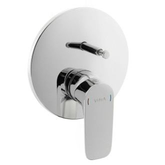 Vaňová batéria Vitra S50 bez podomietkového telesa chróm SIKOBVIS50215