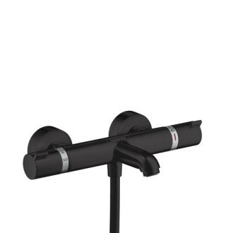 Vaňová batéria Hansgrohe Ecostat bez sprchového setu 150 mm matná čierna 13114670