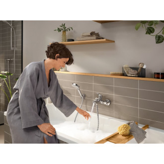 Vaňová batéria Hansgrohe Rebris E bez sprchového setu 150 mm chróm 72450000