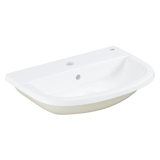 Zápustné umývadlo Grohe Bau Ceramic 56x40 cm alpská biela otvor pre batériu uprostred 39422000
