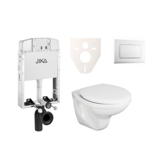 Cenovo zvýhodnený závesný WC set Jika na zamurovanie + WC Fayans Neo SIKOJJ1