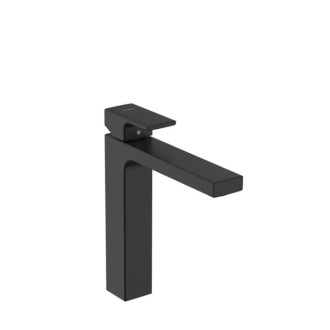 Vysoká umývadlová batéria Hansgrohe Vernis Shape bez výpuste čierny mat 71591670