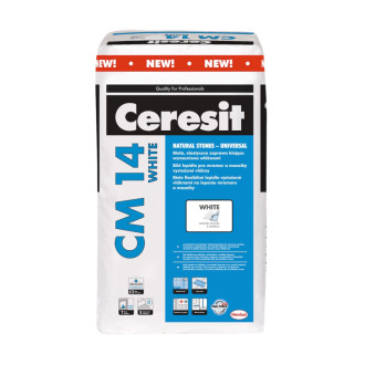 Lepidlo Ceresit CE 14 White biela 25 kg C2TE CM1425WH