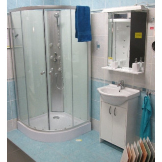 Kúpeľňová skrinka s umývadlom Multi Praxis 51,7x41,2 cm biela SPAMELIA