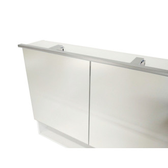 Zrkadlová skrinka Naturel Vario Dekor 90x68,6 cm lamino VARIOG90BI