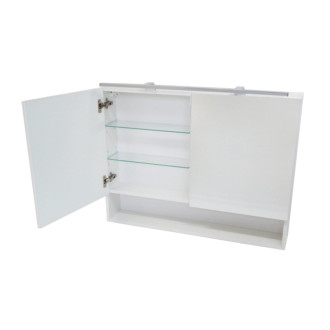 Zrkadlová skrinka Naturel Vario Dekor 90x68,6 cm lamino VARIOG90BI