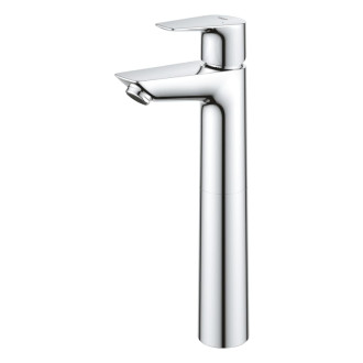 Vysoká umývadlová batéria Grohe BauEdge bez výpustu chróm 23761001