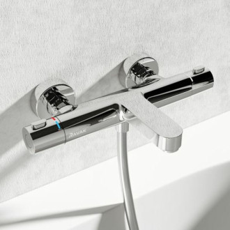 Vaňová batéria Ravak Termo TE023.00150 bez sprchového setu 150 mm chróm X070097