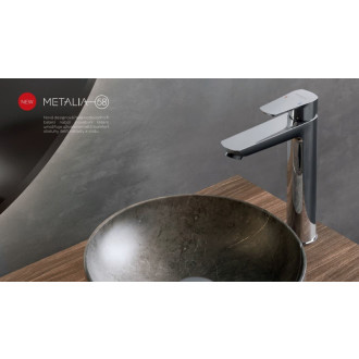 Vysoká umývadlová batéria Novaservis Metalia 58 s výpustou chróm 58503,0