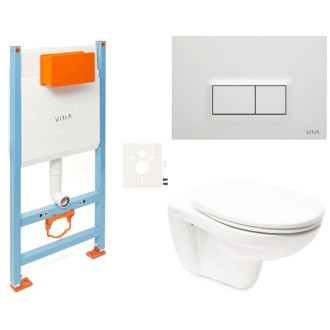 Závesný wc set do ľahkých stien / predstenová Vitra Normus SIKOVSNOR54600