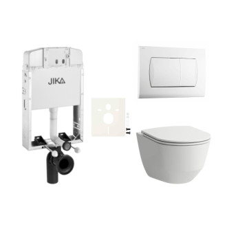 Cenovo zvýhodnený závesný WC set Jika na zamurovanie + WC Laufen SIKOJL1