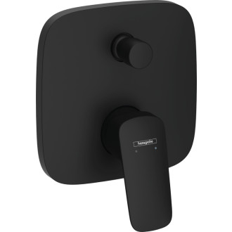 Vaňová batéria Hansgrohe Logis bez podomietkového telesa matná čierna 71405670