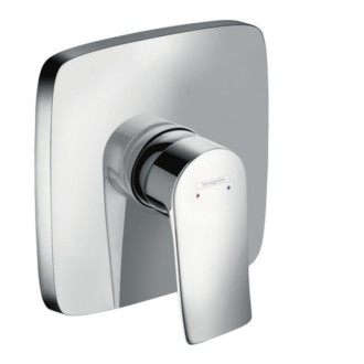 Sprchová batéria Hansgrohe Metris bez podomietkového telesa chróm 31456000