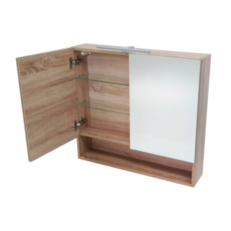 Zrkadlová skrinka Naturel Vario Dekor 75x68,6 cm lamino dub bardolino VARIOG75DB