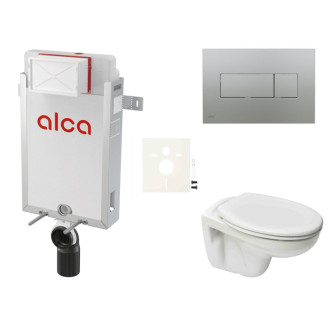 Cenovo zvýhodnený závesný WC set Alca na zamurovanie + WC S-Line S-line Pre SIKOAP6