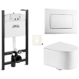 Závesný wc set do ľahkých stien / predstenová SAT SIKOJSTOR72