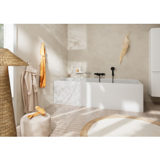 Vaňová batéria Hansgrohe Tecturis S bez sprchového setu 150 mm matná čierna 73422670