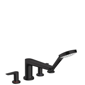Vaňová batéria Hansgrohe Talis E so sprchovacím setom matná čierna 71748670