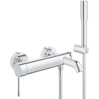 Vaňová batéria Grohe Essence so sprchovým setom 150 mm chróm 25249001