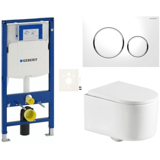 Závesný wc set do ľahkých stien / predstenová SAT SIKOGESREX72S20