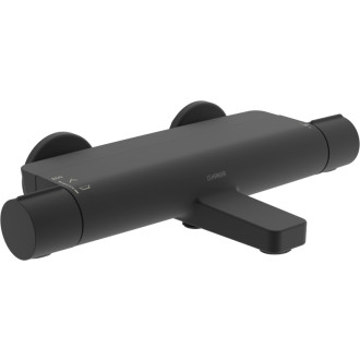 Vaňová batéria Hansa Optima bez sprchového setu 150 mm čierna matná 6513220133