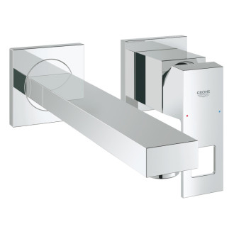 Umývadlová batéria Grohe Eurocube bez podomietkového telesa chróm 23447000