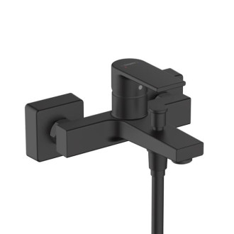 Vaňová batéria Hansgrohe Vernis Shape bez sprchového setu 150 mm čierny mat 71450670