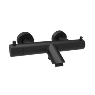 Vaňová batéria Paffoni Light bez sprchového setu 150 mm čierna LIQ022NO
