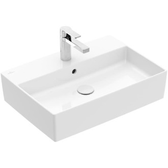 Umývadlo na dosku Villeroy &amp; Boch Memento 2.0 60x42 cm s otvorom pre batériu alpská biela 4A076001